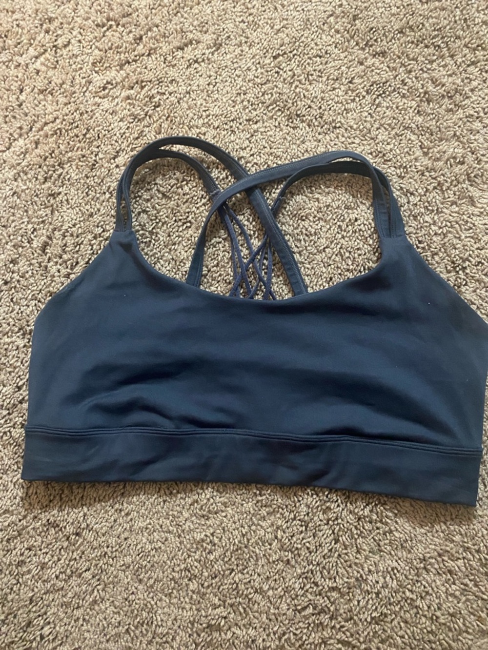 Calia Women's Blue Strappy Sports Bra